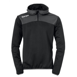 Kempa Emotion 2.0 1/4-Zip Hoodie schwarz/anthrazit S