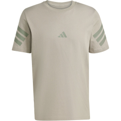 adidas Future Icons 3-Streifen T-Shirt Herren JW7073 - silver pebble XL