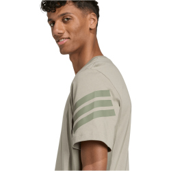 adidas Future Icons 3-Streifen T-Shirt Herren JW7073 - silver pebble XL