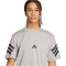 adidas Future Icons 3-Streifen T-Shirt Herren JW4785 - medium grey heather M