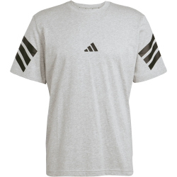 adidas Future Icons 3-Streifen T-Shirt Herren JW4785 - medium grey heather XL
