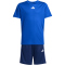 adidas Train Essentials 3-Streifen T-Shirt + Shorts Set Kinder JW4956 - team royal blue/white 116
