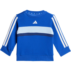 adidas Seasonal Essentials Tiberio 3-Streifen Baby-Jogginganzug JW4982 - team royal blue/glow blue/dark blue/white 68