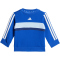 adidas Seasonal Essentials Tiberio 3-Streifen Baby-Jogginganzug JW4982 - team royal blue/glow blue/dark blue/white 68