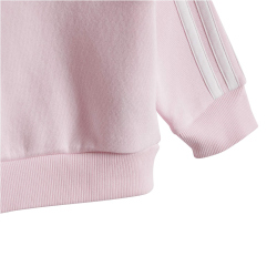 adidas Seasonal Essentials Tiberio 3-Streifen Baby-Jogginganzug JN2234 - clear pink/pink fusion/white 62