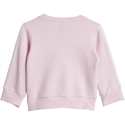 adidas Seasonal Essentials Tiberio 3-Streifen Baby-Jogginganzug JN2234 - clear pink/pink fusion/white 62