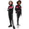 adidas Seasonal Essentials Tiberio 3-Streifen Tricot Trainingsanzug Kinder JC7519 - black/white/pure ruby 164