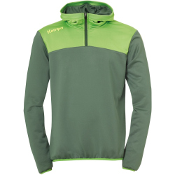 Kempa Emotion 2.0 1/4-Zip Hoodie dragon gr&uuml;n/hope...