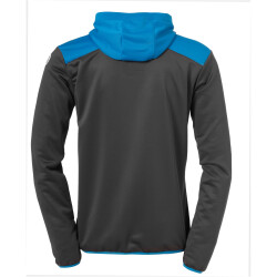 Kempa Emotion 2.0 1/4-Zip Hoodie anthrazit/kempablau 4XL