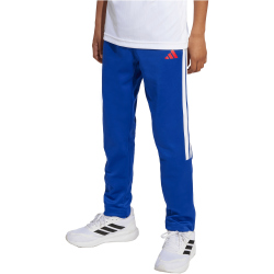 adidas House of Tiro Trainingshose Kinder JW5106 - semi lucid blue/pure ruby/white 128