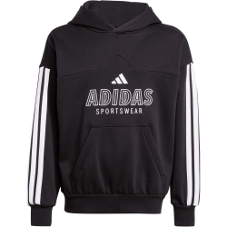 adidas House of Tiro Hoodie Kinder JW5083 - black/white 140