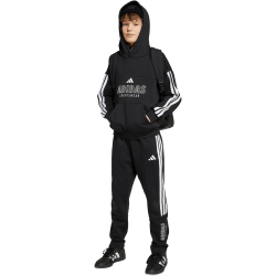 adidas House of Tiro Hoodie Kinder JW5083 - black/white 140
