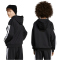 adidas House of Tiro Hoodie Kinder JW5083 - black/white 140