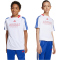 adidas House of Tiro T-Shirt Kinder JW7418 - white/semi lucid blue/pure ruby 128