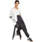 adidas House of Tiro 3-Streifen Fleece Jogginghose Damen JL7488 - black/white L