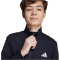 adidas Essentials 1/2-Zip Sweatshirt Kinder JN2433 - black/white 152