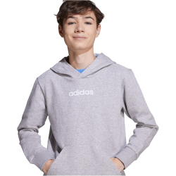 adidas Essentials Hoodie Kinder JN2432 - medium grey heather/white 176