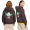 adidas x The Simpsons Sweatjacke Kinder JL9181 - night brown 152