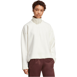 adidas Soft Lux 1/4-Zip Sweatshirt Damen JV9907 - off...