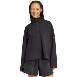 adidas Soft Lux 1/4-Zip Sweatshirt Damen JM1659 - black XS