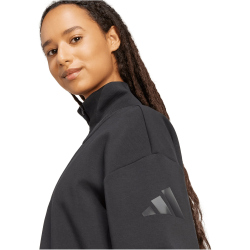 adidas Soft Lux 1/4-Zip Sweatshirt Damen JM1659 - black XS