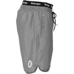 Kempa Core 2.0 Board Shorts Badeshorts mit Bündchen Herren dark grau melange XXL