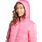 adidas Essentials 3-Streifen Padded Winterjacke Kinder JW2444 - pink fusion/white 176