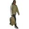 adidas Essentials 3-Streifen Padded Winterjacke Kinder JL7405 - olive strata/white 128