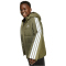 adidas Essentials 3-Streifen Padded Winterjacke Kinder JL7405 - olive strata/white 176