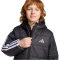 adidas Essentials 3-Streifen Padded Winterjacke Kinder JL7402 - black/white 164
