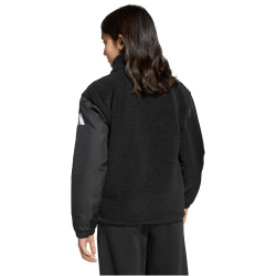 adidas Sherpa Outdoorjacke Kinder JL7400 - black/white 176