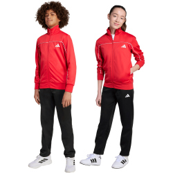 adidas Tricot Colourpop Trainingsanzug Kinder JX0205 - pure ruby/white 176