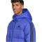 adidas Essentials Climawarm 3-Streifen Puffer Steppjacke mit Kapuze JW9099 - semi lucid blue M