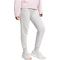 adidas Essentials 3-Streifen Fleece Slim Jogginghose Damen JX2546 - light grey heather/white XL