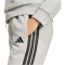 adidas Essentials 3-Streifen Fleece Slim Jogginghose Damen JX2545 - medium grey heather/black XS