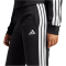 adidas Essentials 3-Streifen Fleece Slim Jogginghose Damen JX2543 - black/white XS