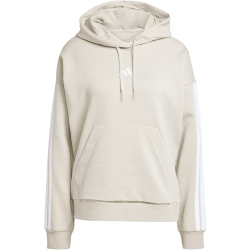 adidas Essentials 3-Streifen Fleece Hoodie Damen JX2542 - wonder alumina/white XS