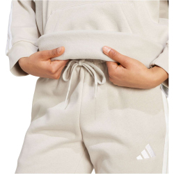 adidas Essentials 3-Streifen Fleece Hoodie Damen JX2542 - wonder alumina/white XS
