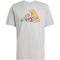 adidas Doodle Hunt Skate Graphic T-Shirt JM6498 - medium grey heather L