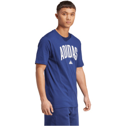adidas Collegiate Lineage Graphic T-Shirt JM6417 - dark blue M