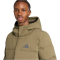 adidas Helionic Climawarm Daunenjacke mit Kapuze JX0580 - olive strata S