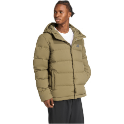 adidas Helionic Climawarm Daunenjacke mit Kapuze JX0580 - olive strata XL