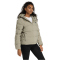adidas Helionic Climawarm Daunenjacke mit Kapuze Damen JX3027 - silver pebble L