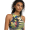 adidas x Farm Premium Kleid Damen JL8610 - black/hi-res blue/lush red S