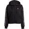 adidas Animal Print 3-Streifen French Terry Sweatjacke Damen JM1862 - black/multicolor S