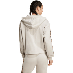 adidas Animal Print 3-Streifen French Terry Sweatjacke Damen JM1860 - wonder alumina/multicolor S