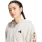 adidas Animal Print 3-Streifen French Terry Sweatjacke Damen JM1860 - wonder alumina/multicolor S