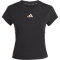 adidas Animal Print 3-Streifen T-Shirt Damen JM1856 - black/multicolor/warm sandstone XS