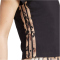 adidas Animal Print 3-Streifen T-Shirt Damen JM1856 - black/multicolor/warm sandstone XS