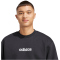 adidas Essentials Linear Fleece Sweatshirt JM1759 - black/white S